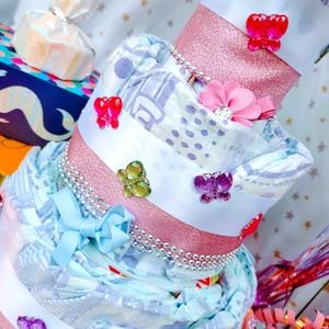 Luvs Babygirl Diaper Cake